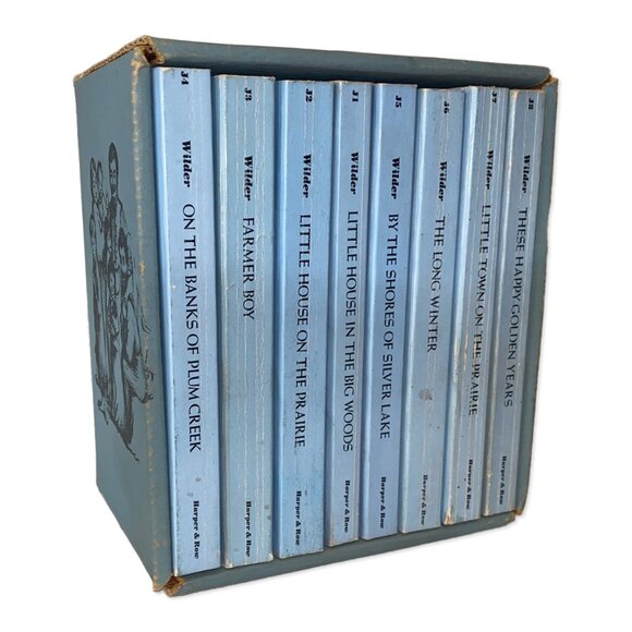 EUC The Complete Set of Laura Ingalls Wilder's Little House Books -1971 Printing - Picture 1 of 7